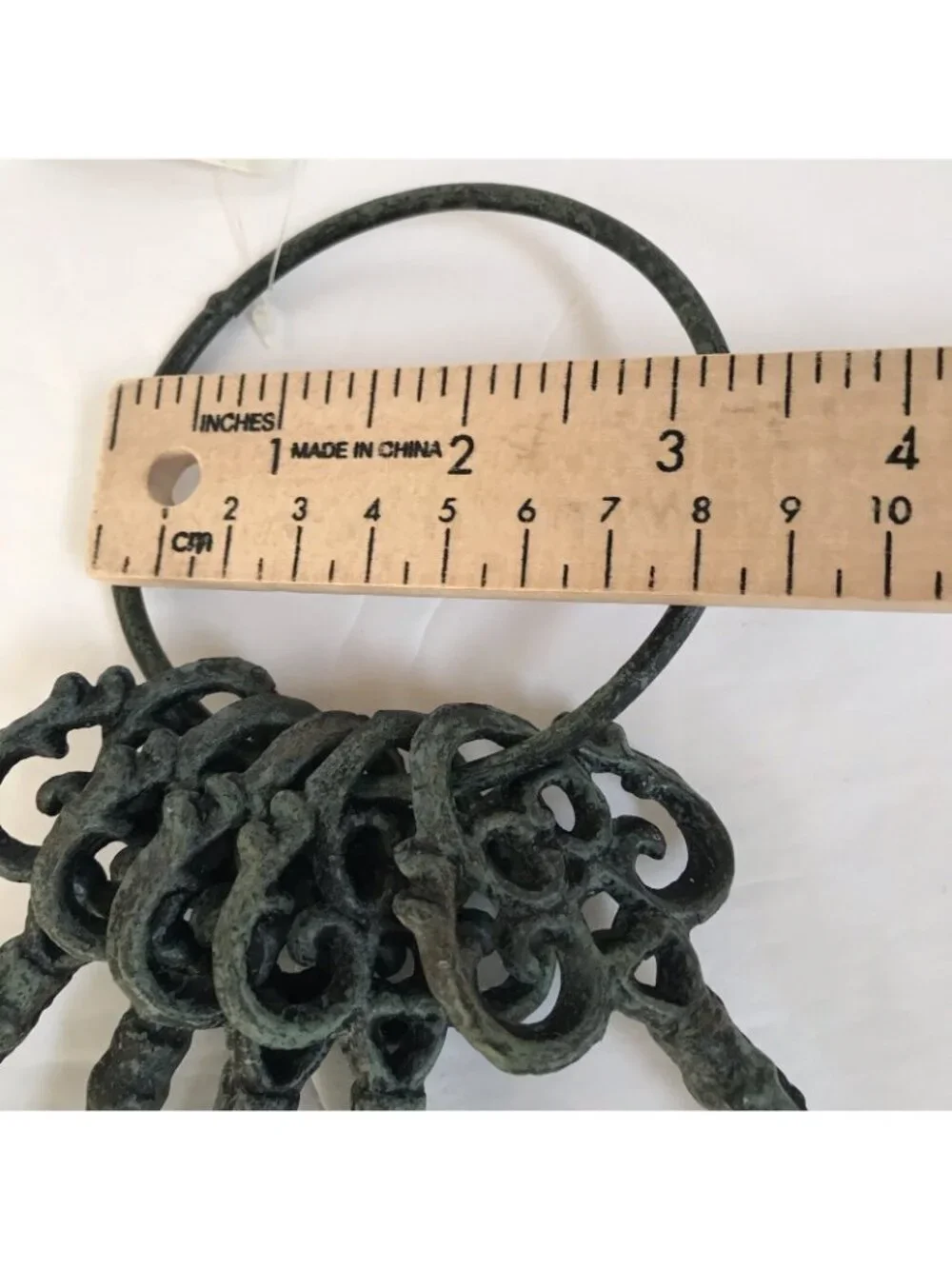 Metal Skeleton Keys Halloween Patina Iron Cottage Horror Prop Goth Victorian Art
